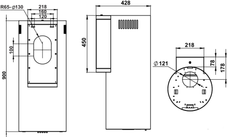    Weissgauff TUBUS 900 PB BL