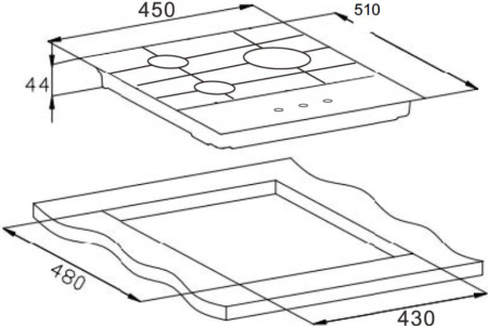   Weissgauff HGG 451 BGh Nano Glass
