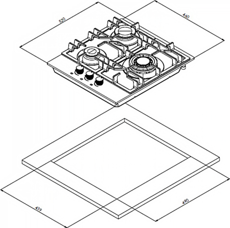   Weissgauff HG 453 BGV