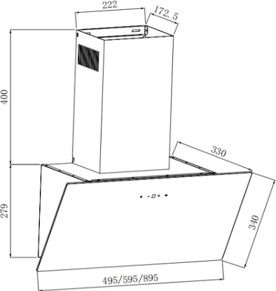   Weissgauff Yota 600 Touch White Glass