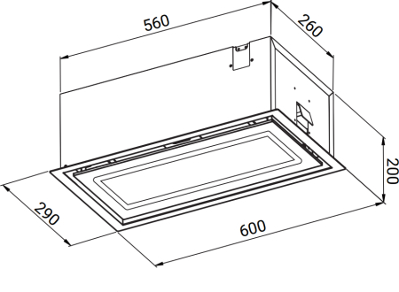    Weissgauff Quadra 600 Touch Black Glass