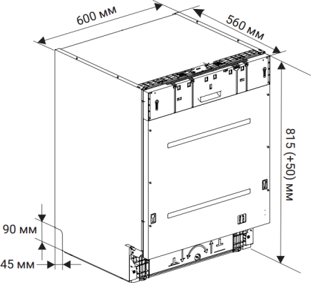        , -   Weissgauff BDW 6138 Touch Inverter Autoopen Timer Floor