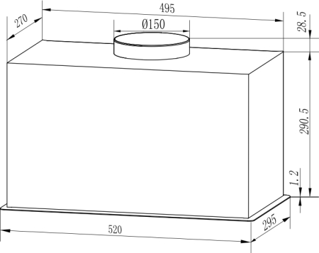    Weissgauff BOX 900 Remove Touch Black Glass