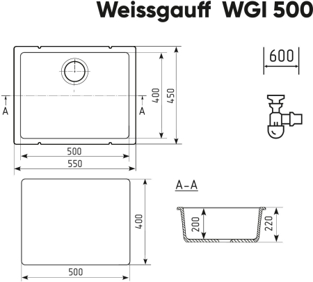 ����� Weissgauff WGI 50002 Beige