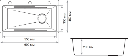����� ��� ����� �� ����������� ����� Weissgauff WKS 600 Black Cup Washer