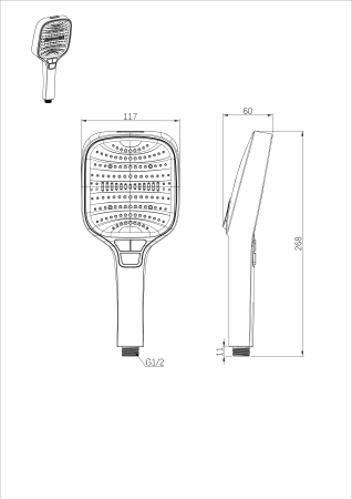 ������ ��� Weissgauff WHS-005 Chrome 