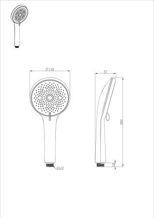 ������ ��� Weissgauff WHS-011 Chrome 