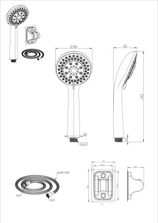 ������� ����� Weissgauff WSK-004 Chrome
