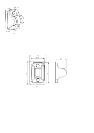 ��������� ��� ���� Weissgauff WWB-001 Chrome