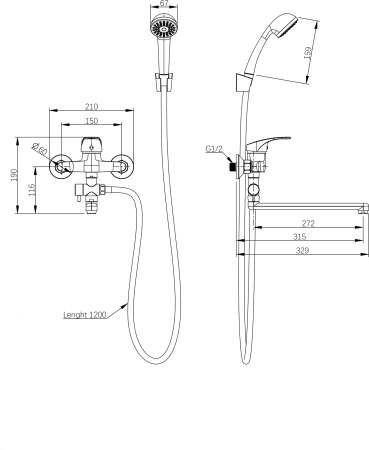 ��������� ��� ����� � ����� Weissgauff WSF-30 Chrome