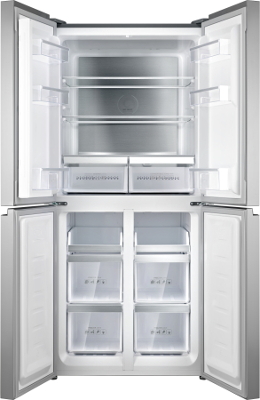 Отдельностоящий холодильник с инвертором и конвертируемой зоной Weissgauff WCD 486 NFW