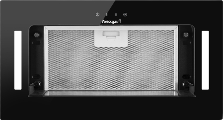 Кухонная встраиваемая вытяжка Weissgauff Veil 600 Touch Black Glass