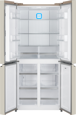 Отдельностоящий холодильник с инвертором Weissgauff WCD 470 Be NoFrost Inverter