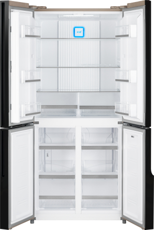 Отдельностоящий холодильник с инвертором Weissgauff WCD 470 BeG NoFrost Inverter