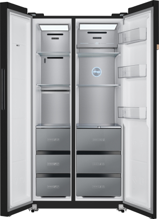 Отдельностоящий холодильник с инвертором Weissgauff WSBS 590 BG NoFrost Inverter Premium