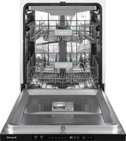 Встраиваемая посудомоечная машина с лучом на полу Weissgauff BDW 6136 D Info Led (модификация 2024 года)