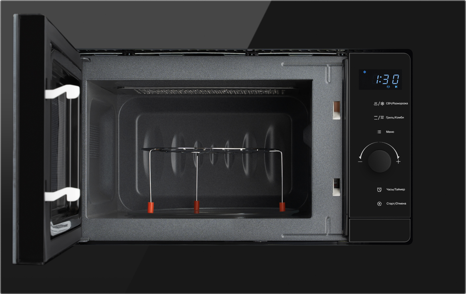 Встраиваемая микроволновая печь Weissgauff HMT-620 BG Grill купить с ...