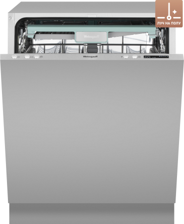 Посудомоечная машина с лучом на полу Weissgauff BDW 6043 D