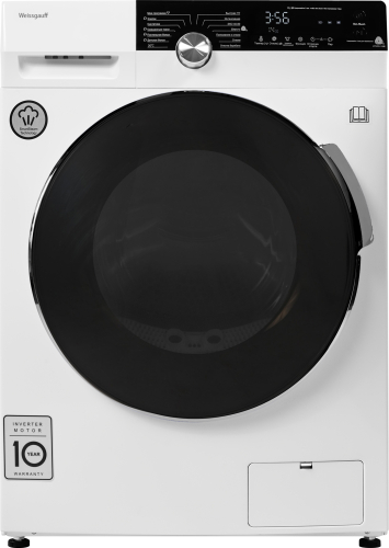 

Стиральная машина с инвертором и паром Weissgauff WM 5649 DC Inverter Steam