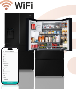    Wi-Fi    Weissgauff WFD 567 NoFrost Premium BioFresh Ice Maker