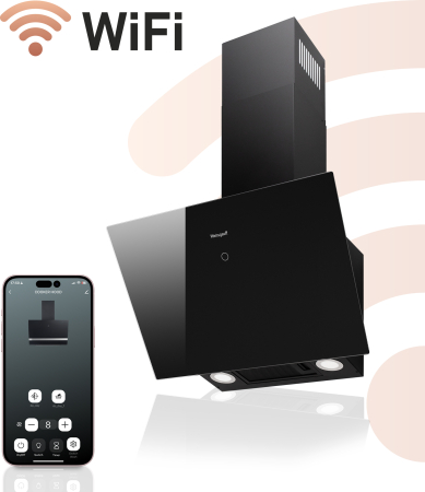 Купольная вытяжка c Wi-Fi и инвертором Weissgauff Alcor TC BL Inverter Wi-Fi