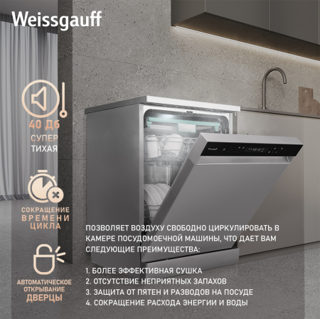    -   Weissgauff DW 6138 Inverter Touch Inox