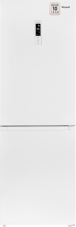 Отдельностоящий холодильник с инвертором Weissgauff WRK 185 Total NoFrost Inverter White