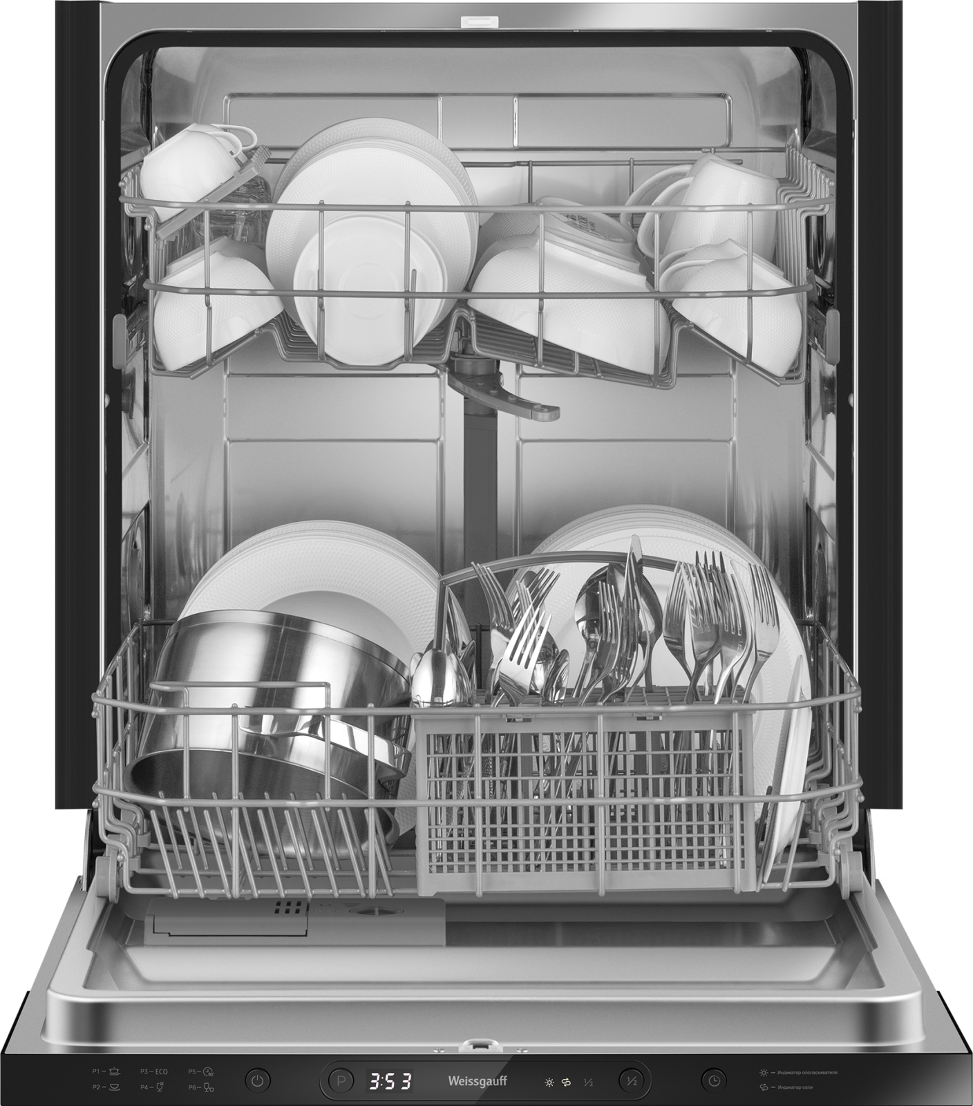 Встраиваемая посудомоечная машина Weissgauff BDW 6026 D купить с ...