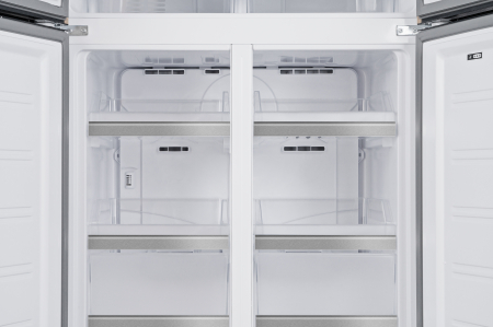 Отдельностоящий холодильник с инвертором Weissgauff WCD 470 BeG NoFrost Inverter
