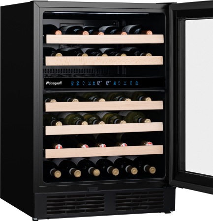 Встраиваемый винный холодильник Weissgauff WWC-46 Bottle Premium NoFrost Dual Zone