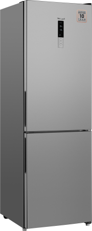 Отдельностоящий холодильник с инвертором Weissgauff WRK 1850 D Full NoFrost Inverter Inox