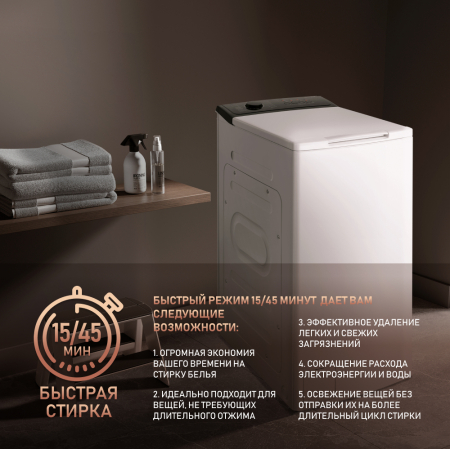 Стиральная машина с вертикальной загрузкой Weissgauff WM 40165 T купить ...
