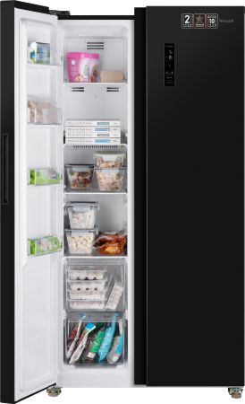 Отдельностоящий холодильник с инвертором Weissgauff WSBS 509 NFBX Inverter