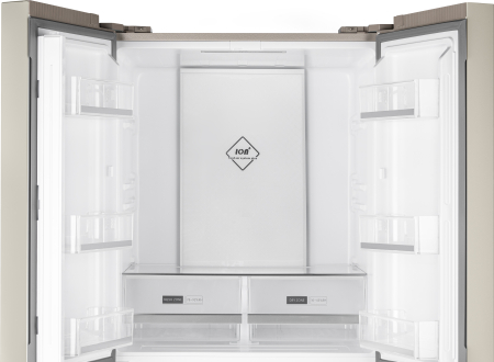 Отдельностоящий холодильник с инвертором Weissgauff WCD 450 Be NoFrost Inverter