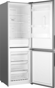 Отдельностоящий холодильник с инвертором Weissgauff WRK 1850 D Full NoFrost Inverter Inox