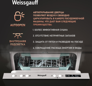        , -   Weissgauff BDW 4575 D Inverter AutoOpen Timer Floor
