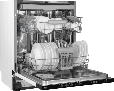 Встраиваемая посудомоечная машина с лучом, инвертором и авто-открыванием Weissgauff BDW 6039 DC Inverter