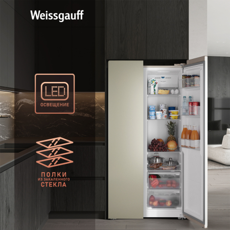     Weissgauff WSBS 600 Be NoFrost Inverter