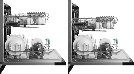 Встраиваемая посудомоечная машина с лучом на полу Weissgauff BDW 4536 D Info Led (модификация 2024 года)