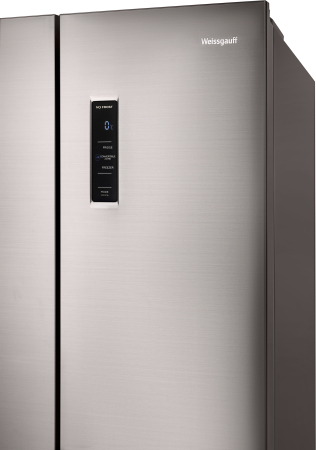 Отдельностоящий холодильник с инвертором Weissgauff WCD 486 NFX