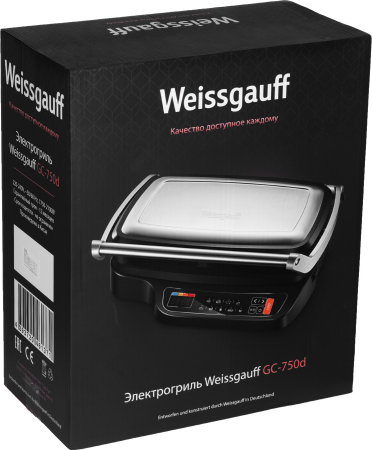 Электрогриль Weissgauff GC-750d