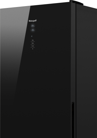 Отдельностоящий холодильник с инвертором Weissgauff WRK 1850 D Full NoFrost Inverter Black Glass