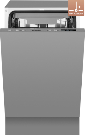 Посудомоечная машина с лучом на полу Weissgauff BDW 4543 D
