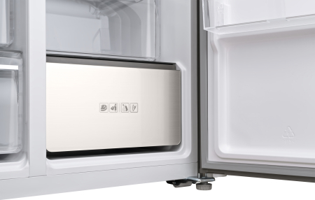 Отдельностоящий холодильник с инвертором Weissgauff WSBS 735 NFX Inverter Professional