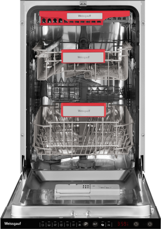 Посудомоечная машина с лучом на полу Weissgauff BDW 4536 D Infolight