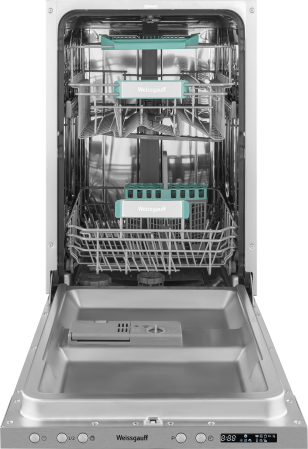 Встраиваемая посудомоечная машина с лучом на полу Weissgauff BDW 4544 D (модификация 2024 года)