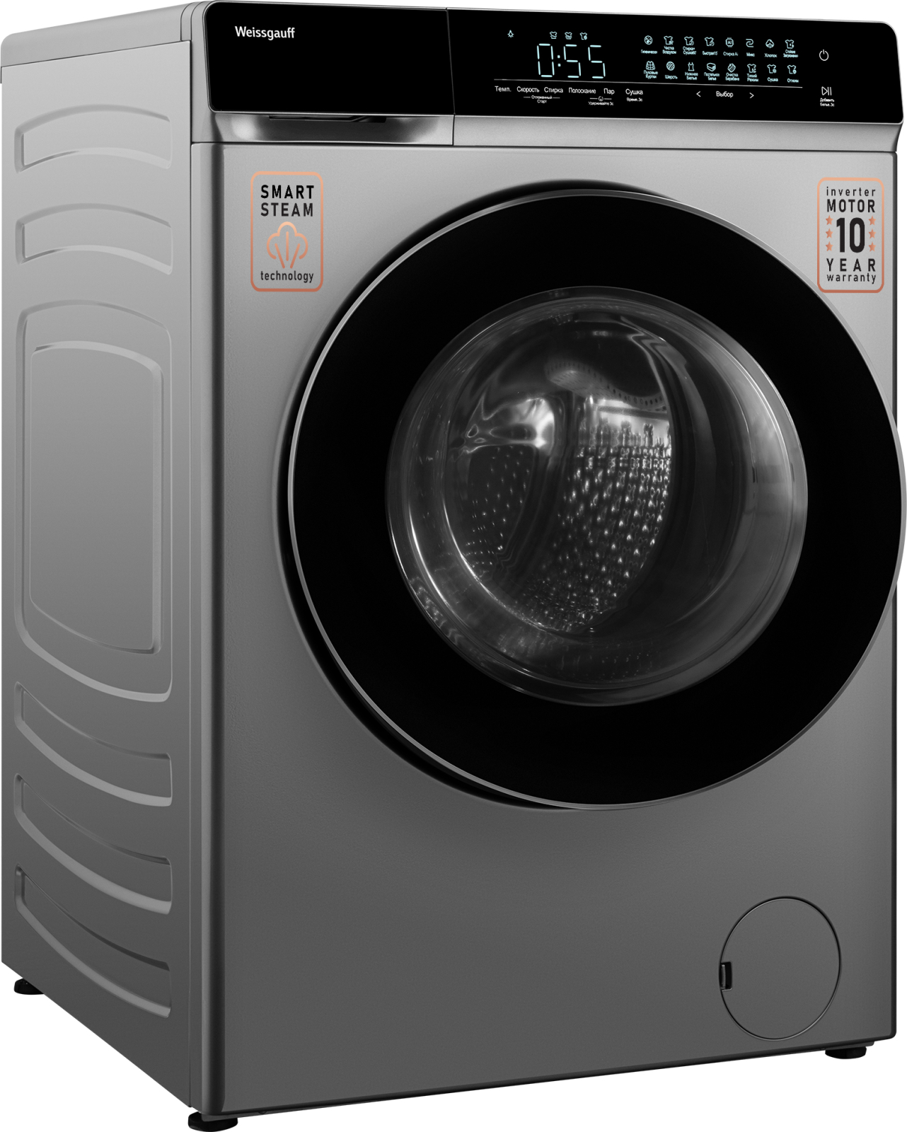 Стиральная машина Weissgauff WMD 888 Touch Inverter Steam серебристый. Стиральная машина с сушкой Weissgauff WMD 788 Touch Inverter Steam. Weissgauff WMD 61212 Inverter Steam. Стиральная машина с сушкой, инвертором и паром Weissgauff WMD 61212 Inverter Steam.