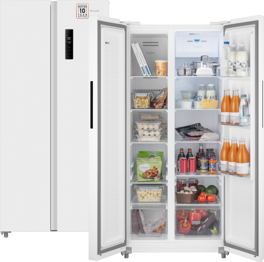 ��������������� ����������� � ���������� Weissgauff WSBS 500 Inverter NoFrost White 