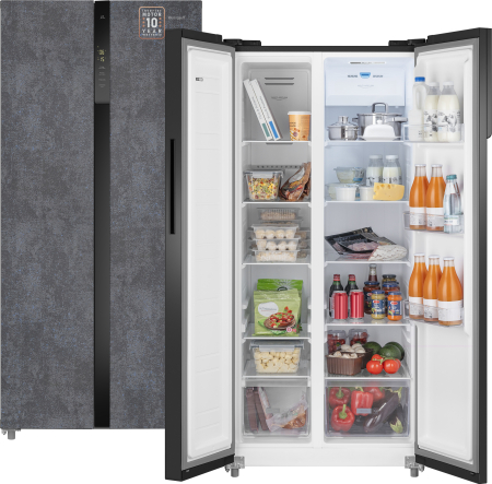     Weissgauff WSBS 500 Inverter NoFrost Rock Glass 
