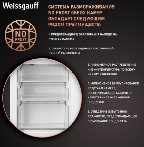     Weissgauff WRKI 178 Total NoFrost Premium EcoFresh